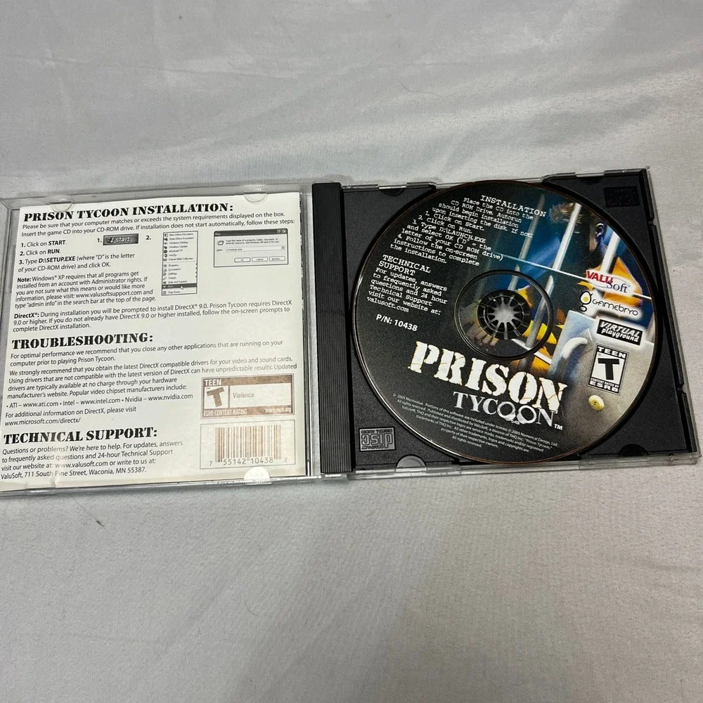 Hot Wheels Stunt Track Driver 2 Prison Tycoon PC‎ CD-ROM Grand Theft Auto Bundle